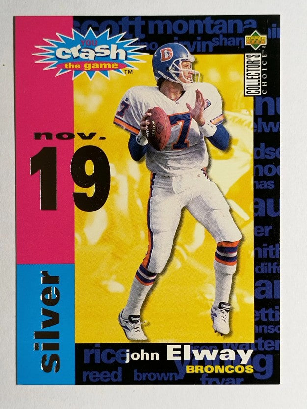 1995 Collector's Choice Crash The Game #C2C John Elway 11/19 W