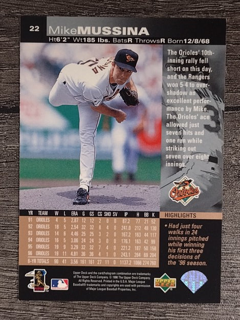 1997 Upper Deck #22 Mike Mussina