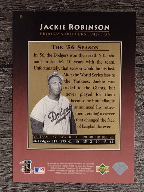1997 Upper Deck #8 Jackie Robinson