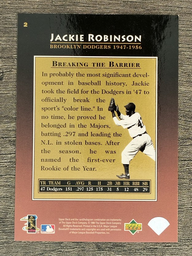 1997 Upper Deck #2 Jackie Robinson