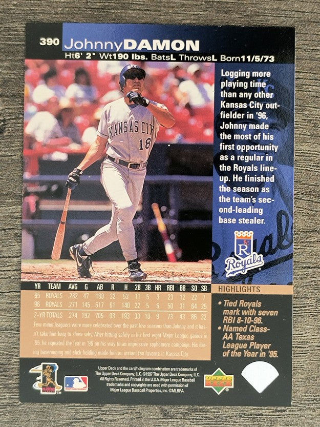 1997 Upper Deck #390 Johnny Damon