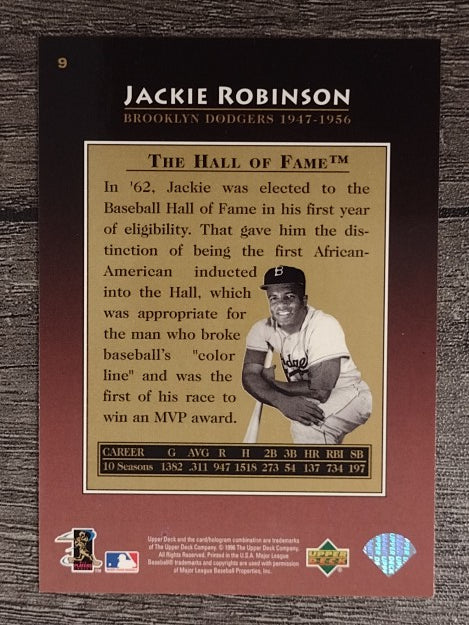 1997 Upper Deck #9 Jackie Robinson