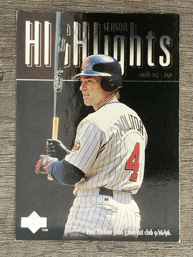 1997 Upper Deck #222 Paul Molitor SH CL