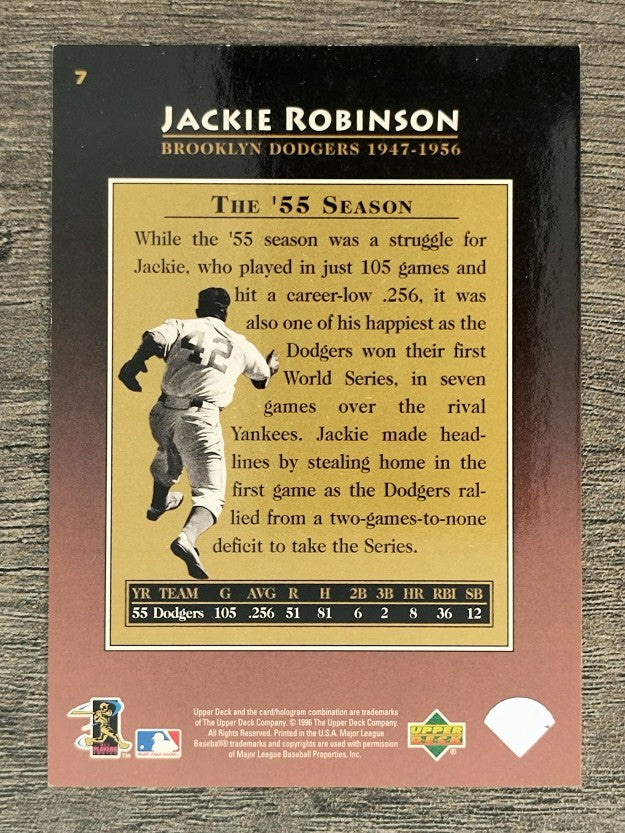 1997 Upper Deck #7 Jackie Robinson
