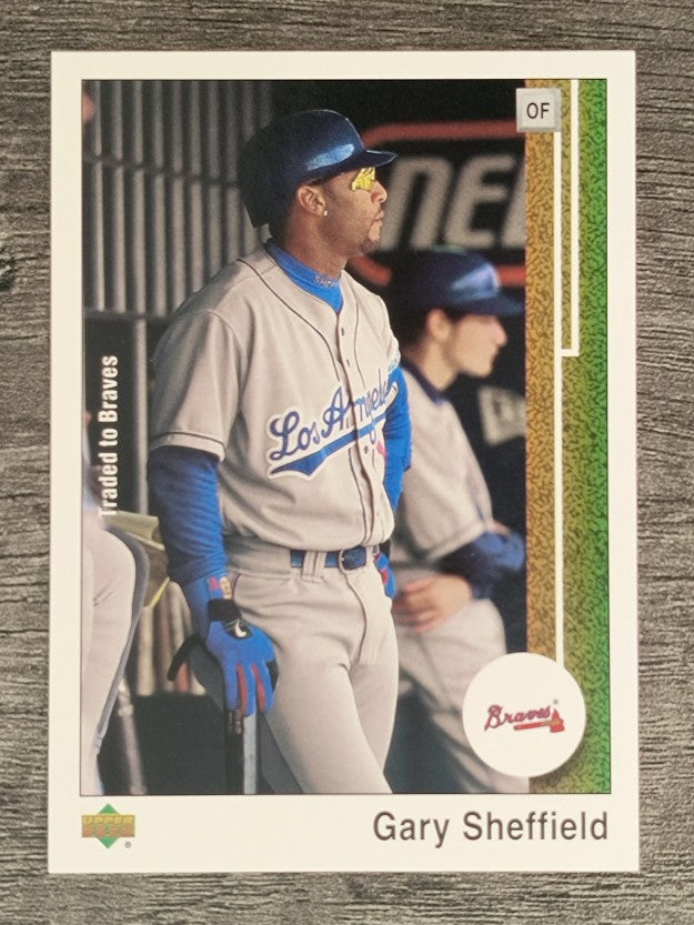 2002 UD Authentics #95 Gary Sheffield