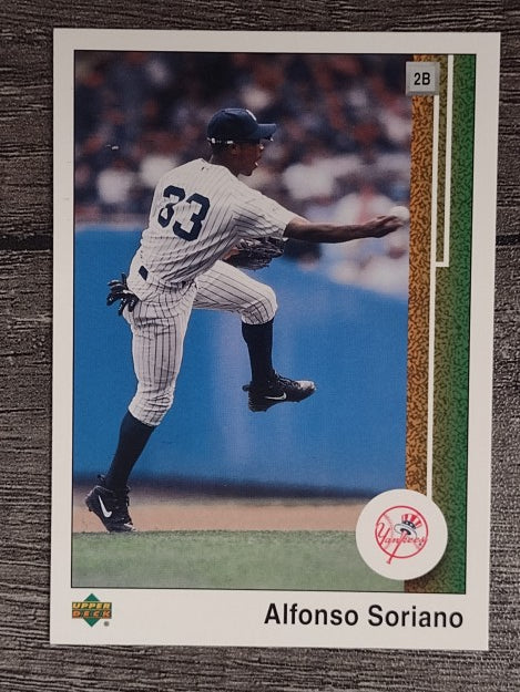 2002 UD Authentics #85 Alfonso Soriano