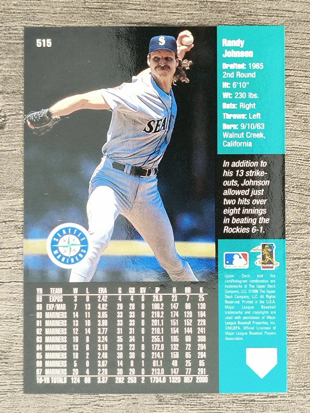 1998 Upper Deck #515 Randy Johnson