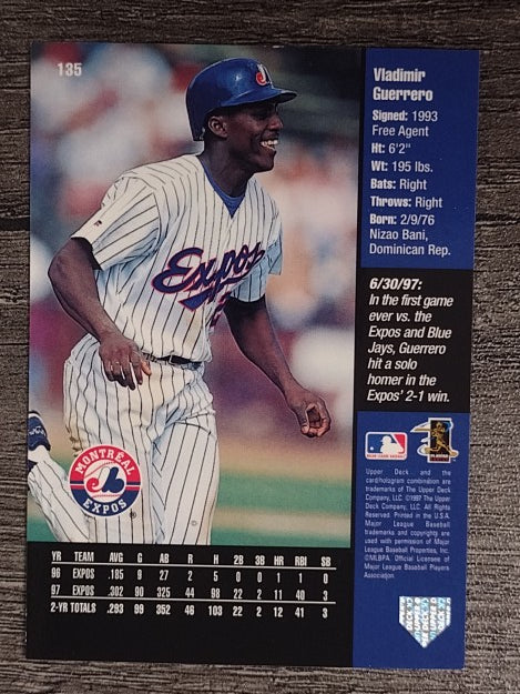 1998 Upper Deck #135 Vladimir Guerrero