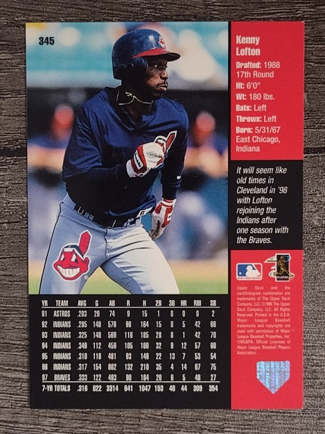 1998 Upper Deck #345 Kenny Lofton