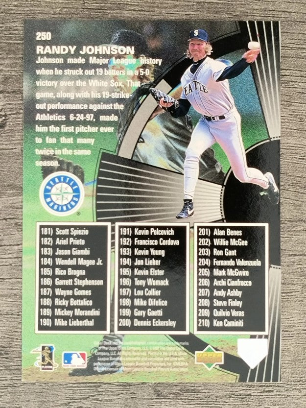 1998 Upper Deck #250 Randy Johnson SH