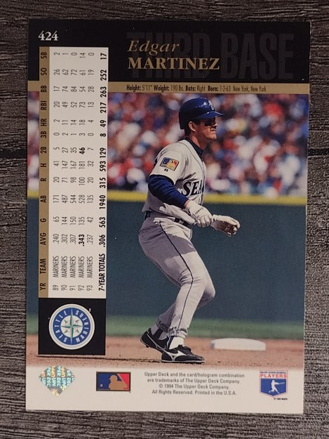 1994 Upper Deck #424 Edgar Martinez