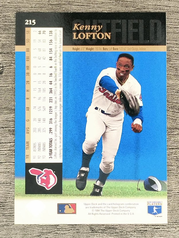 1994 Upper Deck #215 Kenny Lofton