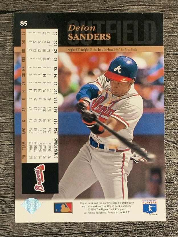 1994 Upper Deck #85 Deion Sanders
