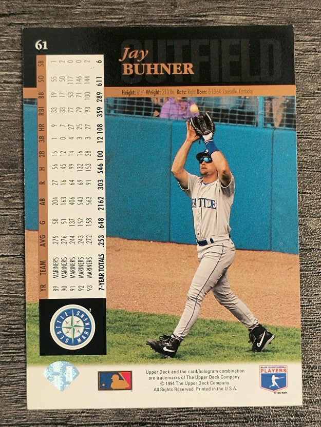 1994 Upper Deck #61 Jay Buhner