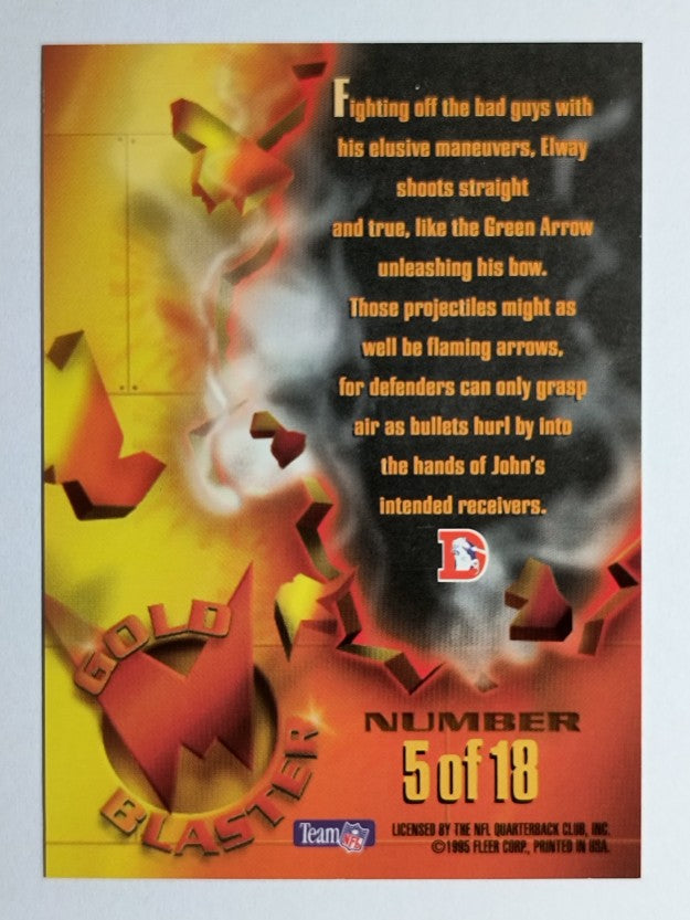 1995 Metal Gold Blasters #5 John Elway