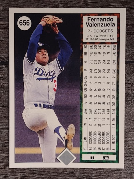 1989 Upper Deck #656 Fernando Valenzuela