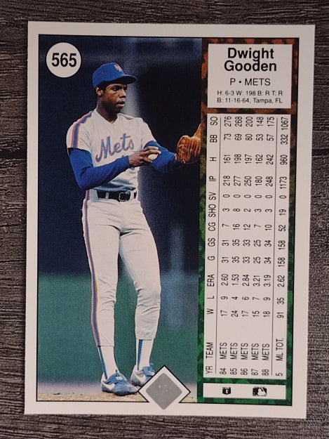 1989 Upper Deck #565 Dwight Gooden
