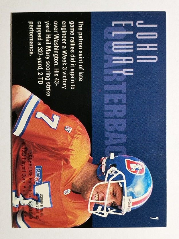 1995 Playoff Contenders #7 John Elway
