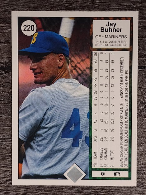 1989 Upper Deck #220 Jay Buhner