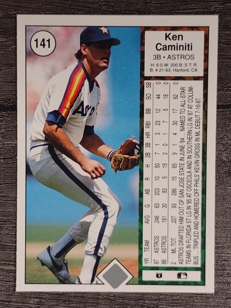 1989 Upper Deck #141 Ken Caminiti
