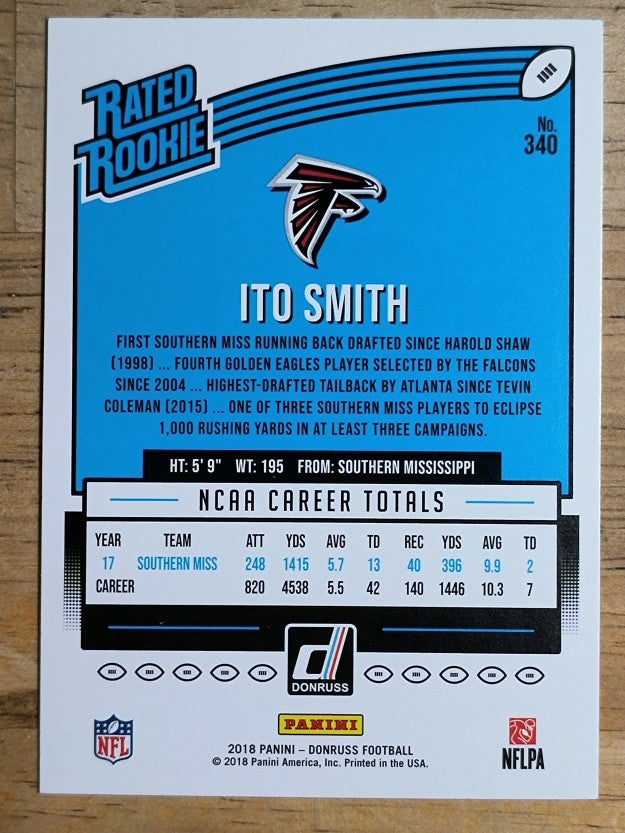 2018 Donruss #340 Ito Smith RR RC