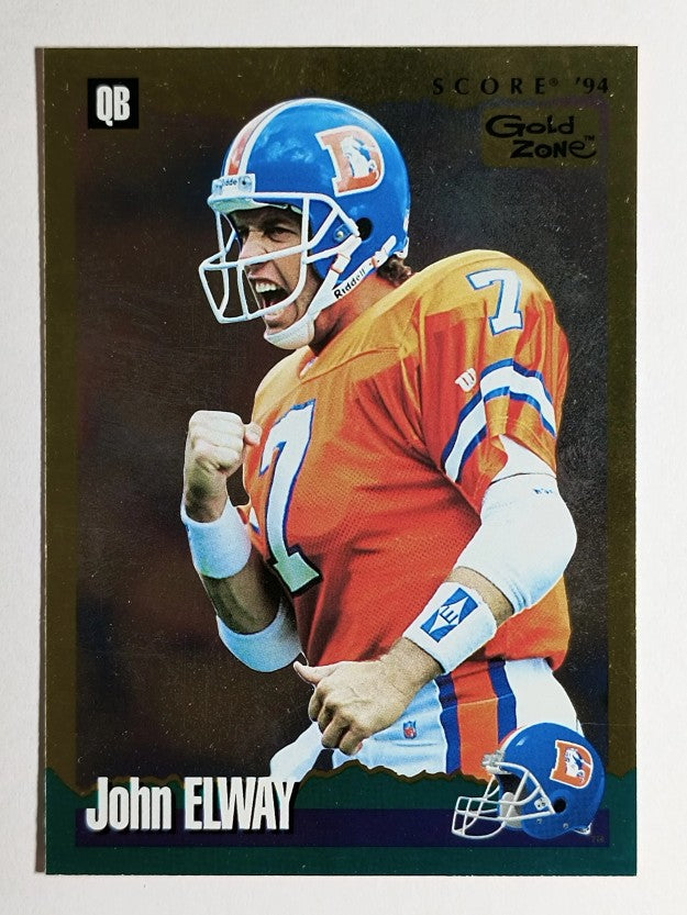 1994 Score Gold Zone #7 John Elway