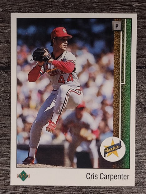 1989 Upper Deck #8 Cris Carpenter RC