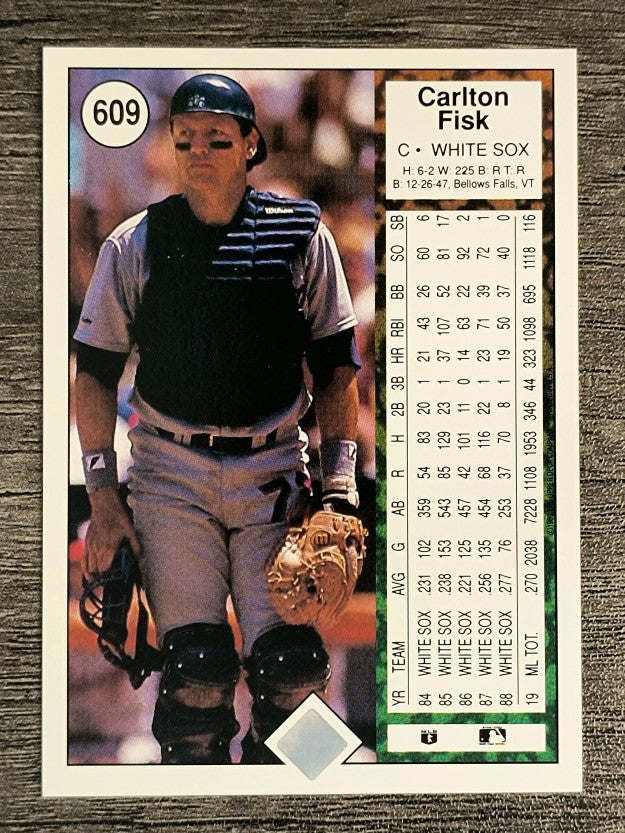 1989 Upper Deck #609 Carlton Fisk
