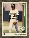 1989 Upper Deck #289 Dennis Eckersley