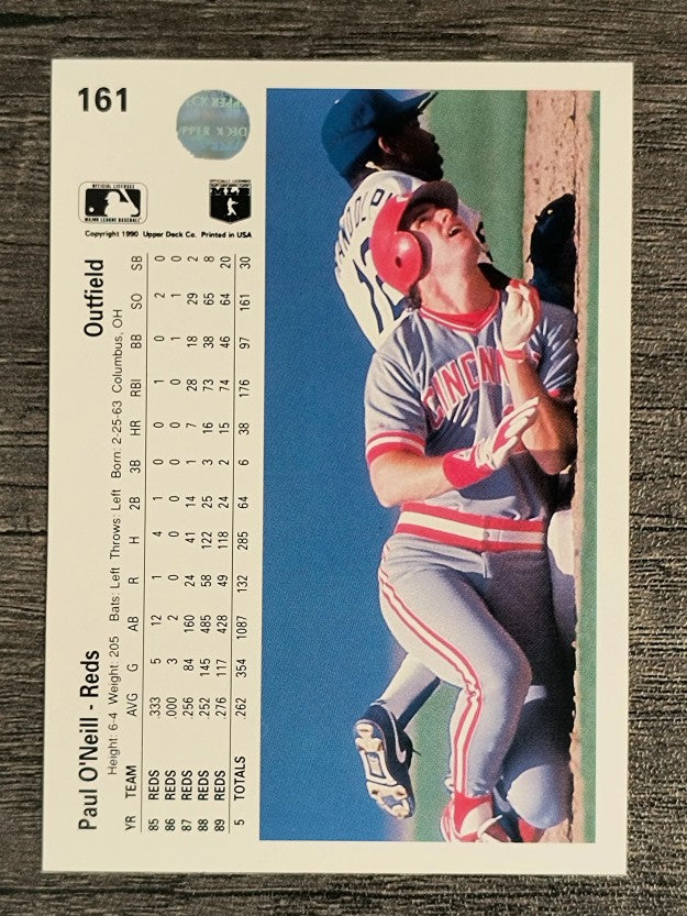 1990 Upper Deck #161 Paul O'Neill