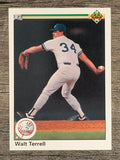 1990 Upper Deck #661 Walt Terrell