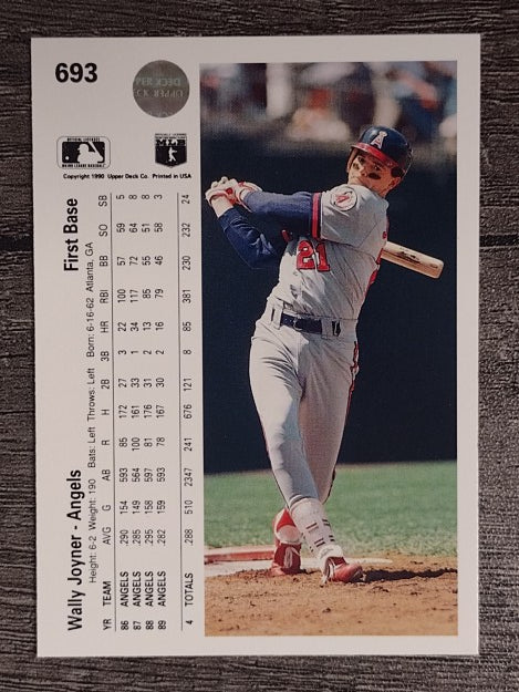 1990 Upper Deck #693 Wally Joyner