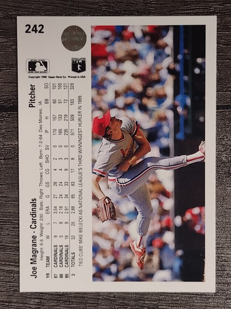 1990 Upper Deck #242 Joe Magrane