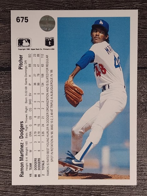 1990 Upper Deck #675 Ramon Martinez