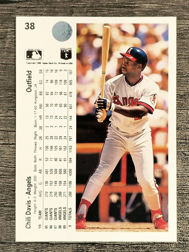 1990 Upper Deck #38 Chili Davis