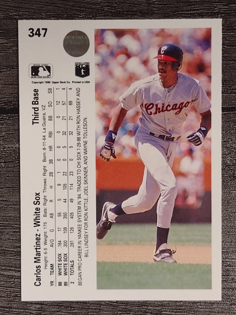 1990 Upper Deck #347 Carlos Martinez