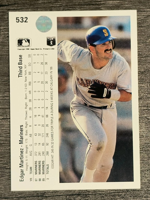 1990 Upper Deck #532 Edgar Martinez