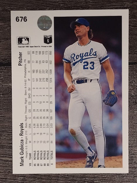 1990 Upper Deck #676 Mark Gubicza