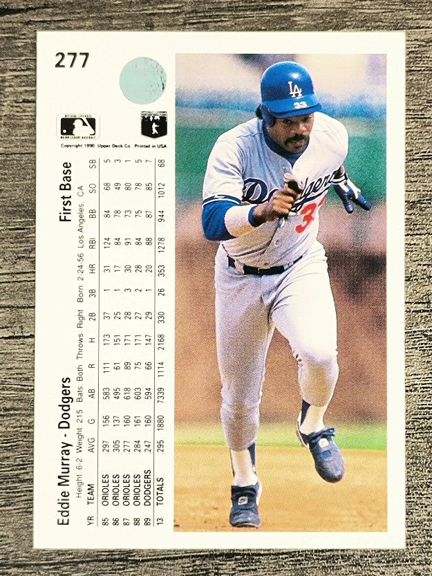 1990 Upper Deck #277 Eddie Murray