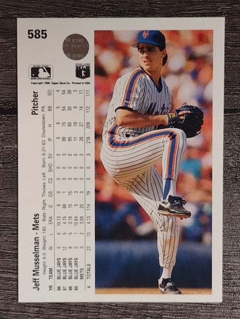 1990 Upper Deck #585 Jeff Musselman