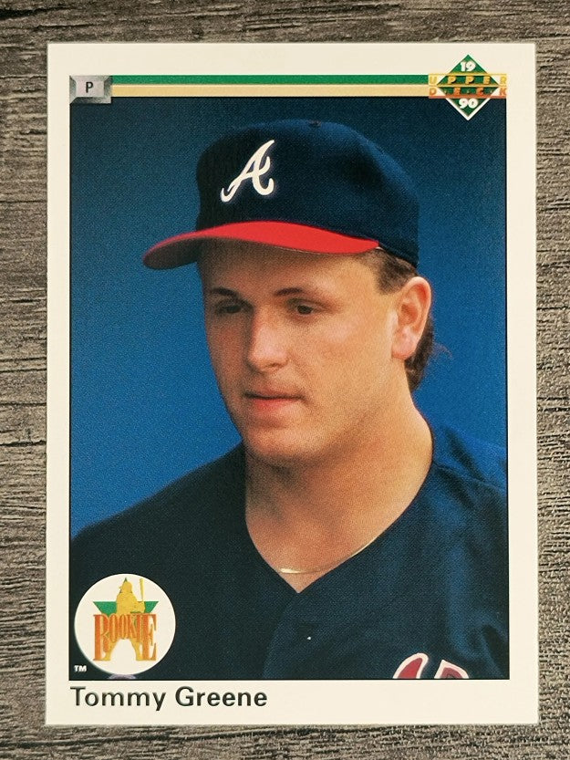 1990 Upper Deck #49 Tommy Greene RC
