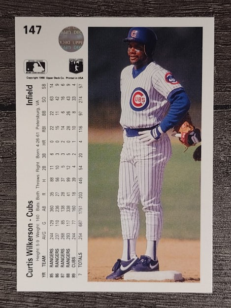 1990 Upper Deck #147 Curt Wilkerson