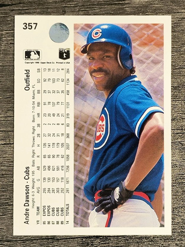 1990 Upper Deck #357 Andre Dawson