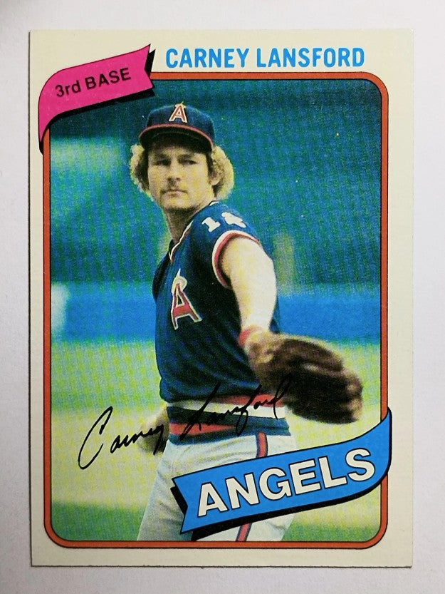 1980 Topps #337 Carney Lansford (EX)