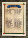 1990 Upper Deck #100 Checklist 1-100