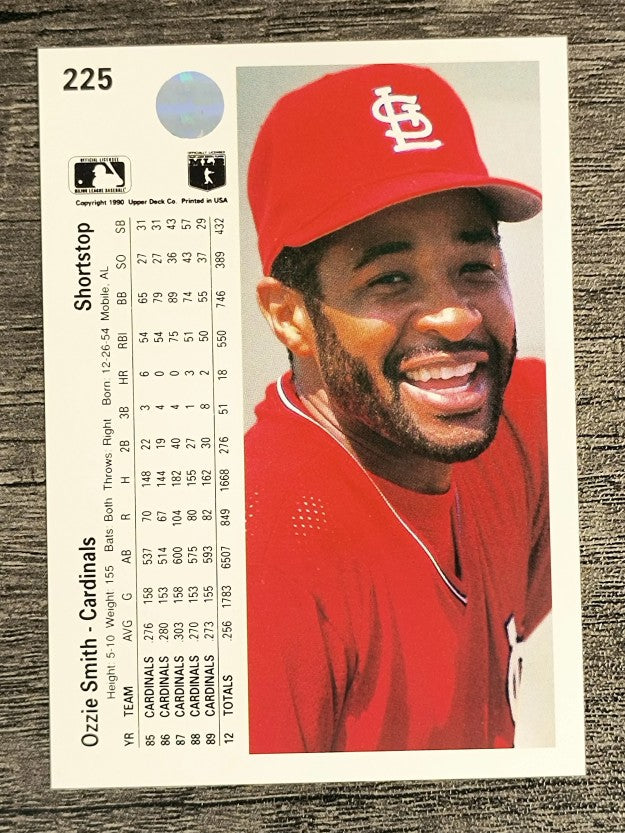 1990 Upper Deck #225 Ozzie Smith
