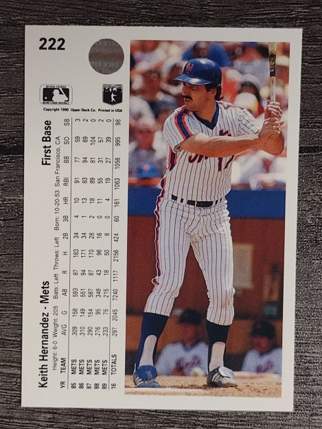 1990 Upper Deck #222 Keith Hernandez