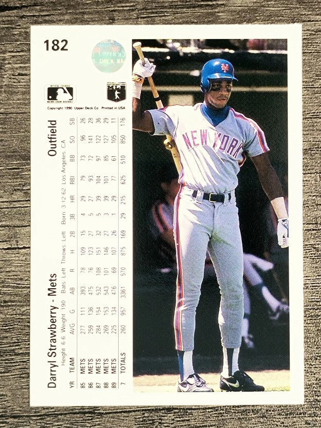 1990 Upper Deck #182 Darryl Strawberry