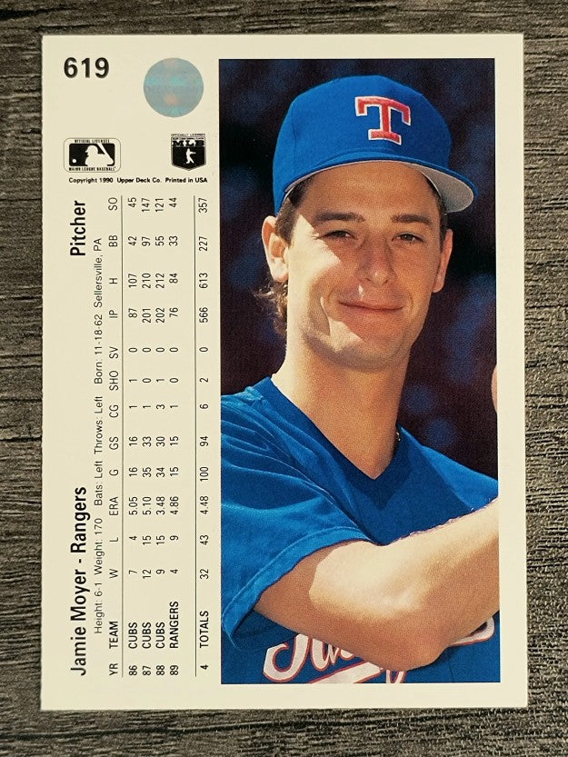 1990 Upper Deck #619 Jamie Moyer