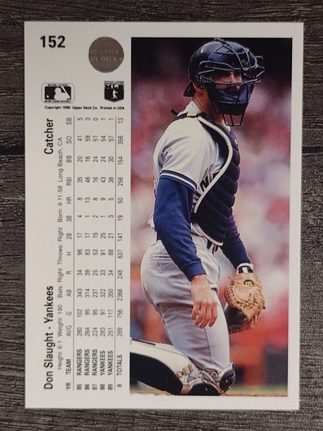 1990 Upper Deck #152 Don Slaught